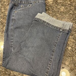 Bandolino Women's Straight Leg Blue Jeans